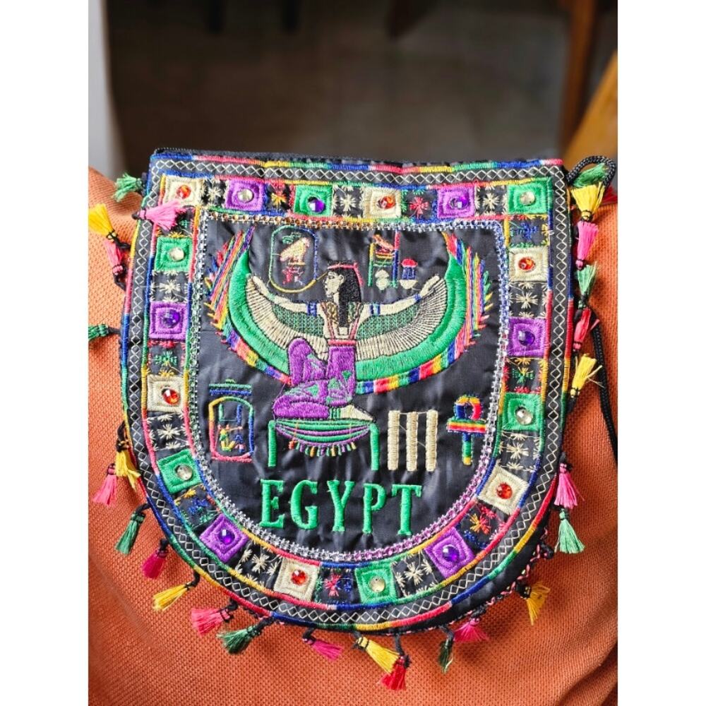 Handmade Egyptian crossbody bag